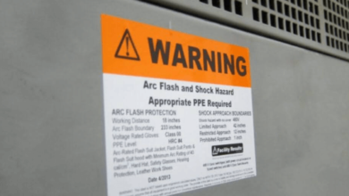 NFPA 70E Arc Flash Label